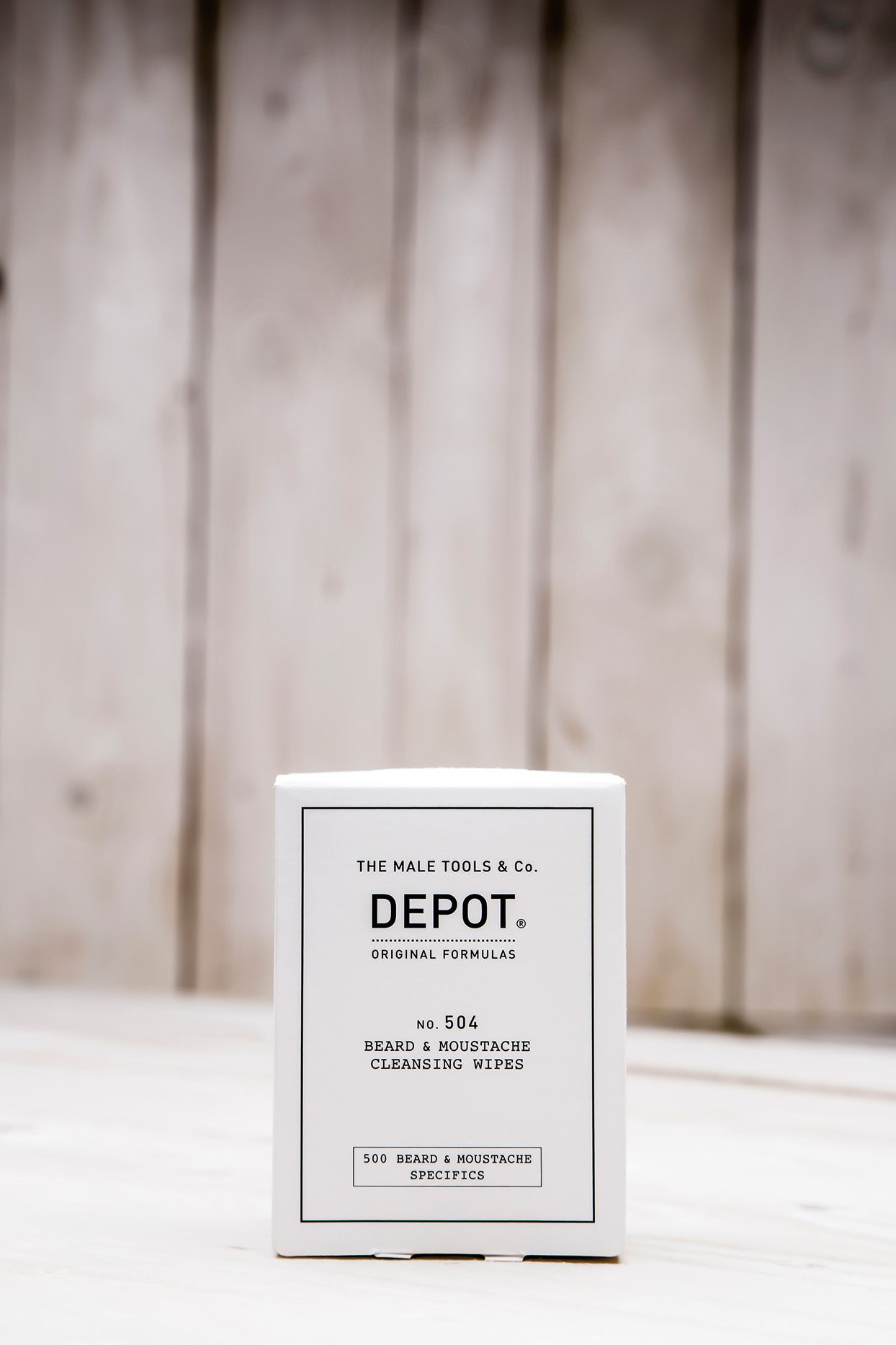 NO. 504 BEARD & MOUSTACHE CLEANSING WIPES