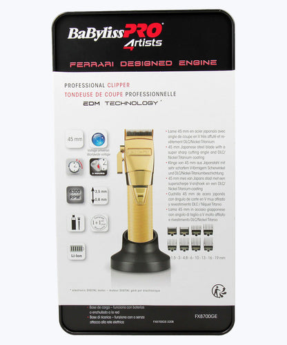 BaByLiss Pro Digital Motor Clipper Gold