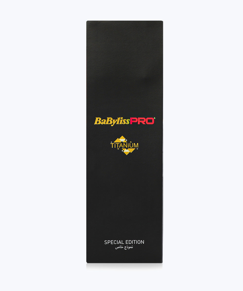 BaByLiss Pro Straightener Titanium Tech Black