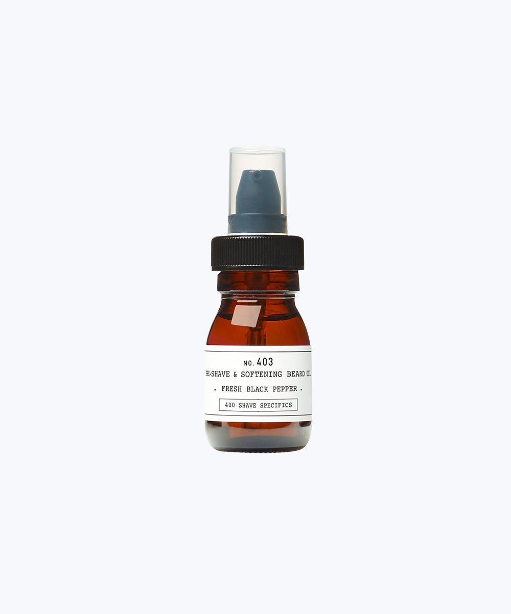 NO. 403 PRE-SHAVE & SOFTENING BEARD OIL